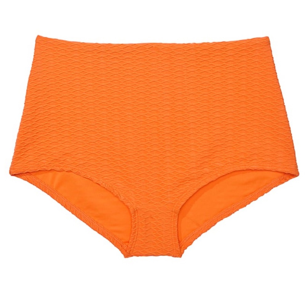 Orange high waisted swim bottoms

#victoriasecret #swim